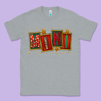 Mini Christmas Classic Tee Designed By Fadigitalartstudio