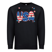 Black god bless america Premium Sweatshirt - MaliasSmallBusiness