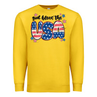 Lemon god bless america Premium Sweatshirt - MaliasSmallBusiness