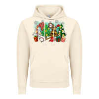 Vintage Artic christmas trees with baseball Vintage Hoodie - Zillion Design Studio