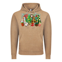 Vintage Coffee christmas trees with baseball Vintage Hoodie - Zillion Design Studio