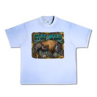 Grape Ice stay wild aztec bison Urban Heavy Tee - RanaPortraitStore