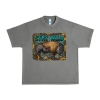 Tornado stay wild aztec bison Urban Heavy Tee - RanaPortraitStore