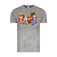 Cloud Rock cartoon characters coffee cups Vintage Tee - Zillion Design Studio
