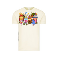 Vintage Arctic cartoon characters coffee cups Vintage Tee - Zillion Design Studio