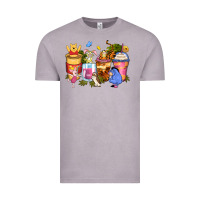 Vintage Zinc cartoon characters coffee cups Vintage Tee - Zillion Design Studio