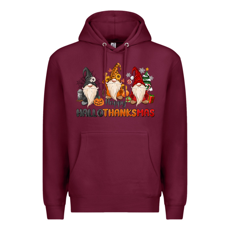 Happy Hallothanksmas Premium Hoodie by MaliasSmallBusiness | Teevron