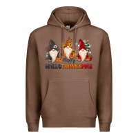 Chestnut Happy Hallothanksmas Premium Hoodie - MaliasSmallBusiness