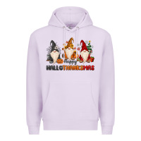Lilac Happy Hallothanksmas Premium Hoodie - MaliasSmallBusiness