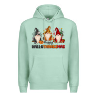Seafoam Happy Hallothanksmas Premium Hoodie - MaliasSmallBusiness