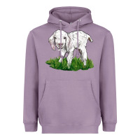 Lavender Baby Angora Goat Heavyweight Hoodie - LillyAllenDesigns