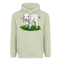 Matcha Baby Angora Goat Heavyweight Hoodie - LillyAllenDesigns