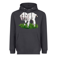 Smoke Baby Angora Goat Heavyweight Hoodie - LillyAllenDesigns