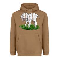 Toasted Coconut Baby Angora Goat Heavyweight Hoodie - LillyAllenDesigns