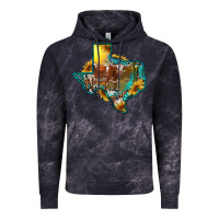 Cloud Black Western Texas Map With Longhorn Bull Vintage Hoodie - RanaPortraitStore