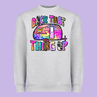 Back That Thing Up Heavyweight Sweatshirt Designed By Zillion Design Studio
