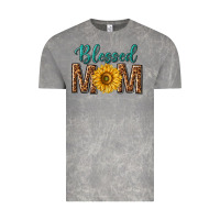 Western Blessed Mom With Sunflower Vintage Tee | Teevron