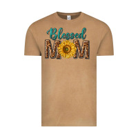 Vintage Camel western blessed mom with sunflower Vintage Tee - texasbilliewilder