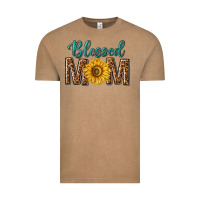Vintage Coffee western blessed mom with sunflower Vintage Tee - texasbilliewilder