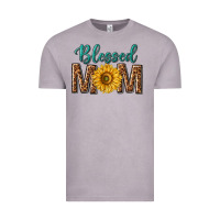 Vintage Zinc western blessed mom with sunflower Vintage Tee - texasbilliewilder