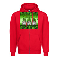 Red st patricks gnomes Zipper Hoodie - Jasminsmagicworld