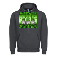 Smoke st patricks gnomes Zipper Hoodie - Jasminsmagicworld