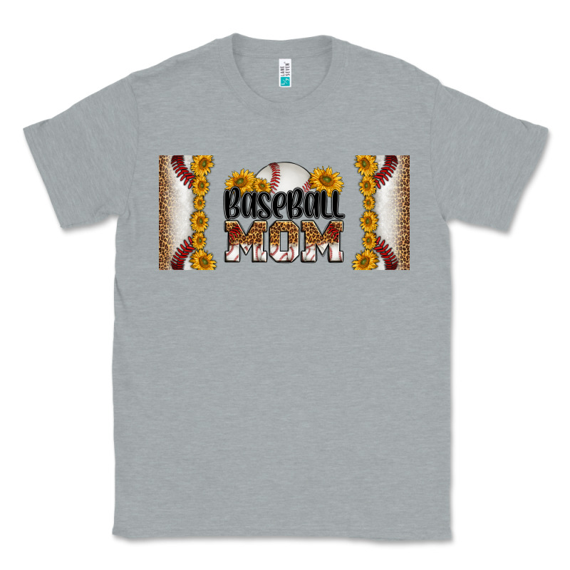 Leopard Baseball Mom 16oz Libbey Glass Classic Tee by HRA Design Shop | Teevron