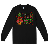 Black summer vibes Long Sleeve Tee - CowhideDigitalArt