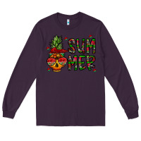 Plum summer vibes Long Sleeve Tee - CowhideDigitalArt