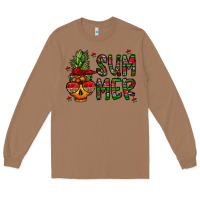 Toasted Coconut summer vibes Long Sleeve Tee - CowhideDigitalArt
