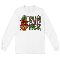 White summer vibes Long Sleeve Tee - CowhideDigitalArt