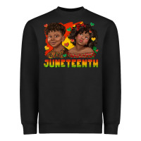 Black juneteenth with afro black kids Heavyweight Sweatshirt - texasbilliewilder