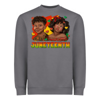 Storm juneteenth with afro black kids Heavyweight Sweatshirt - texasbilliewilder