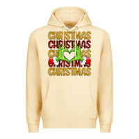 Pina Colada christmas grinch heart hands Premium Hoodie - MaliasSmallBusiness