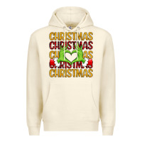 Sandshell christmas grinch heart hands Premium Hoodie - MaliasSmallBusiness