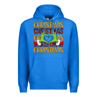 True Royal christmas grinch heart hands Premium Hoodie - MaliasSmallBusiness