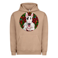 Pigment Burro Christmas Bull Terrier Urban Hoodie - RanaPortraitStore