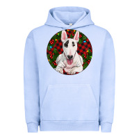 Pigment Grape Ice Christmas Bull Terrier Urban Hoodie - RanaPortraitStore