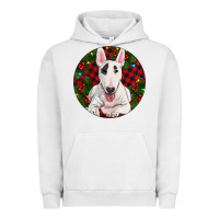 Pigment Lunar Rock Christmas Bull Terrier Urban Hoodie - RanaPortraitStore