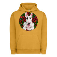 Pigment Peanut Butter Christmas Bull Terrier Urban Hoodie - RanaPortraitStore