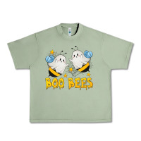 Oil Green Boo Bees Urban Heavy Tee - texasbilliewilder