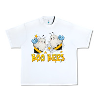 White Boo Bees Urban Heavy Tee - texasbilliewilder