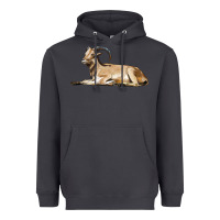 Smoke Spanish Goat Heavyweight Hoodie - LillyAllenDesigns