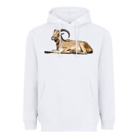 White Spanish Goat Heavyweight Hoodie - LillyAllenDesigns