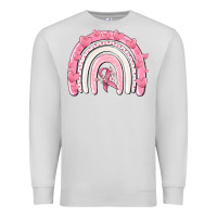 Dove Grey breast cancer  rainbow Premium Sweatshirt - MaliasSmallBusiness