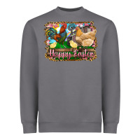 Storm happy easter rooster chicken and chick Heavyweight Sweatshirt - RanaPortraitStore