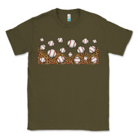 Army Green leopard baseball 16oz libbey glass Classic Tee - HRA Design Shop