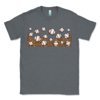Charcoal Heather leopard baseball 16oz libbey glass Classic Tee - HRA Design Shop