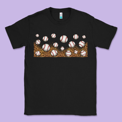 Leopard Baseball 16oz Libbey Glass Classic Tee Designed By Hra Design Shop