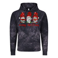 Cloud Black merry christmas gnome with christmas lights Vintage Hoodie - JahusDesignShop